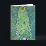 Gustav Klimt - Die Sonnenblume Karte<br><div class="desc">Sonnenblume - Gustav Klimt,  Öl auf Leinwand,  1907</div>