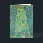 Gustav Klimt - Die Sonnenblume Karte<br><div class="desc">Sonnenblume - Gustav Klimt,  Öl auf Leinwand,  1907</div>