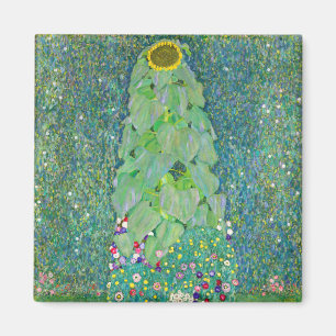 Gustav Klimt - Die Sonnenblume Magnet