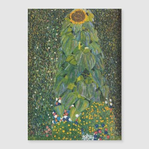 Gustav Klimt - Die Sonnenblume Magnetkarte