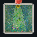 Gustav Klimt - Die Sonnenblume Ornament Aus Metall<br><div class="desc">Sonnenblume - Gustav Klimt,  Öl auf Leinwand,  1907</div>