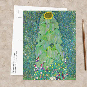 Gustav Klimt - Die Sonnenblume Postkarte