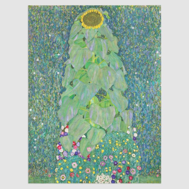 Gustav Klimt - Die Sonnenblume Seidenpapier (Von Creator hochgeladen)