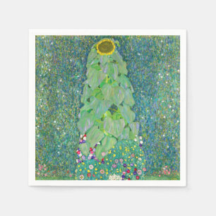 Gustav Klimt - Die Sonnenblume Serviette