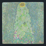 Gustav Klimt - Die Sonnenblume Steinuntersetzer<br><div class="desc">Sonnenblume - Gustav Klimt,  Öl auf Leinwand,  1907</div>
