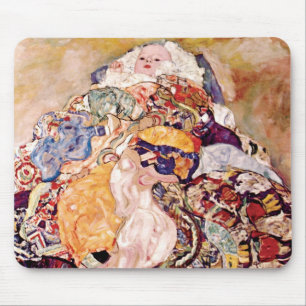 Gustav Klimt - Die Wiege - Neugeborenes Mousepad
