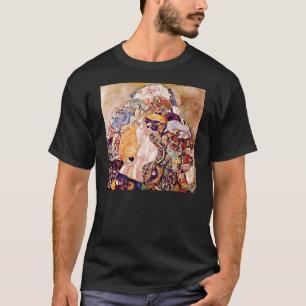 Gustav Klimt - Die Wiege - Neugeborenes T-Shirt
