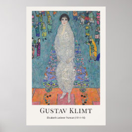 Gustav Klimt – Elisabeth Lederer Porträt Poster