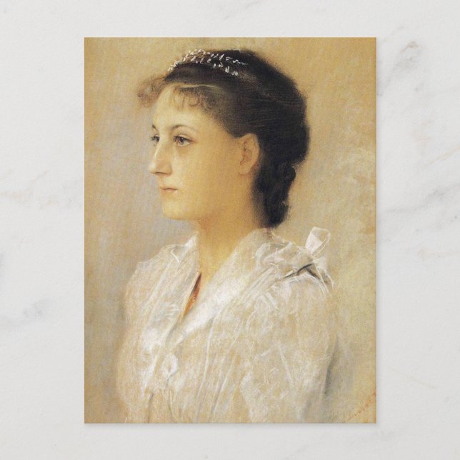 Gustav Klimt Emilie Floge Postcard Postkarte (Vorderseite)