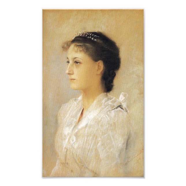 Gustav Klimt Emilie Floge Print Fotodruck (Vorne)
