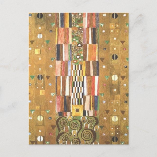 Gustav Klimt ~ Entwurf für den Wandfries Postkarte (Vorderseite)