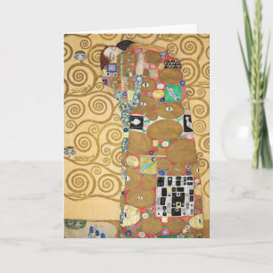 Gustav Klimt - Erfüllung, Stoclet-Fries Karte