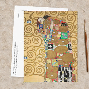 Gustav Klimt - Erfüllung, Stoclet-Fries Postkarte