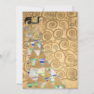 Gustav Klimt - Erwartung, Stoclet-Fries Dankeskarte