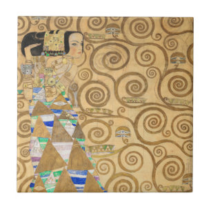 Gustav Klimt - Erwartung, Stoclet-Fries Fliese