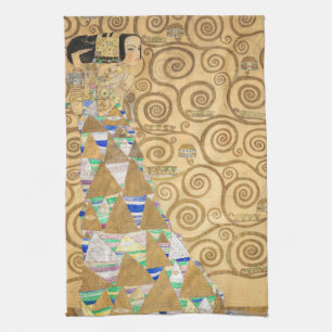 Gustav Klimt - Erwartung, Stoclet-Fries Geschirrtuch
