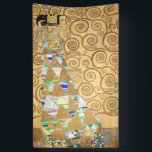 Gustav Klimt - Erwartung, Stoclet Frieze Banner<br><div class="desc">The Tree of Life,  Stoclet Frieze,  Expectation - Gustav Klimt,  Pappe,  1909</div>