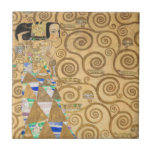 Gustav Klimt - Erwartung, Stoclet Frieze Fliese<br><div class="desc">The Tree of Life,  Stoclet Frieze,  Expectation - Gustav Klimt,  Pappe,  1909</div>