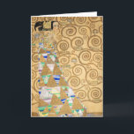Gustav Klimt - Erwartung, Stoclet Frieze Karte<br><div class="desc">The Tree of Life,  Stoclet Frieze,  Expectation - Gustav Klimt,  Pappe,  1909</div>