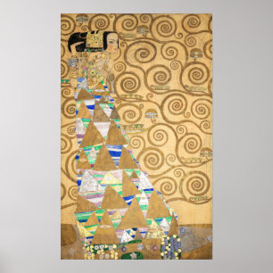 Gustav Klimt - Erwartung, Stoclet Frieze Poster
