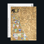 Gustav Klimt - Erwartung, Stoclet Frieze Postkarte<br><div class="desc">The Tree of Life, Stoclet Frieze, Expectation - Gustav Klimt, Pappe, 1909</div>