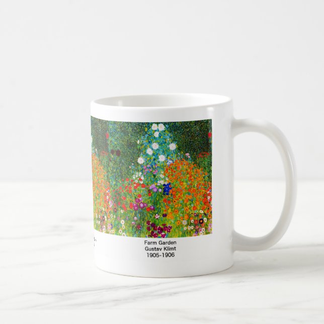 Gustav Klimt , “ Farm Garden ” Kaffeetasse (Rechts)