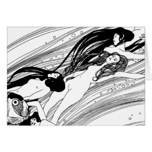 Gustav Klimt - Fisch Blut Surrealistische Japanisc