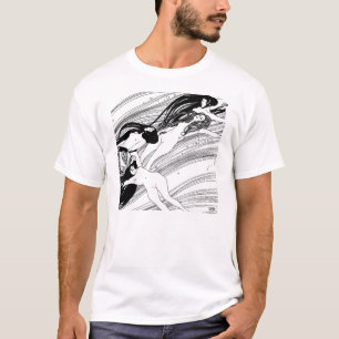 Gustav Klimt - Fischblut Surreal Japanische Kunst T-Shirt