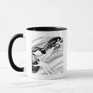 Gustav Klimt - Fischblut Surreal Japanische Kunst Tasse