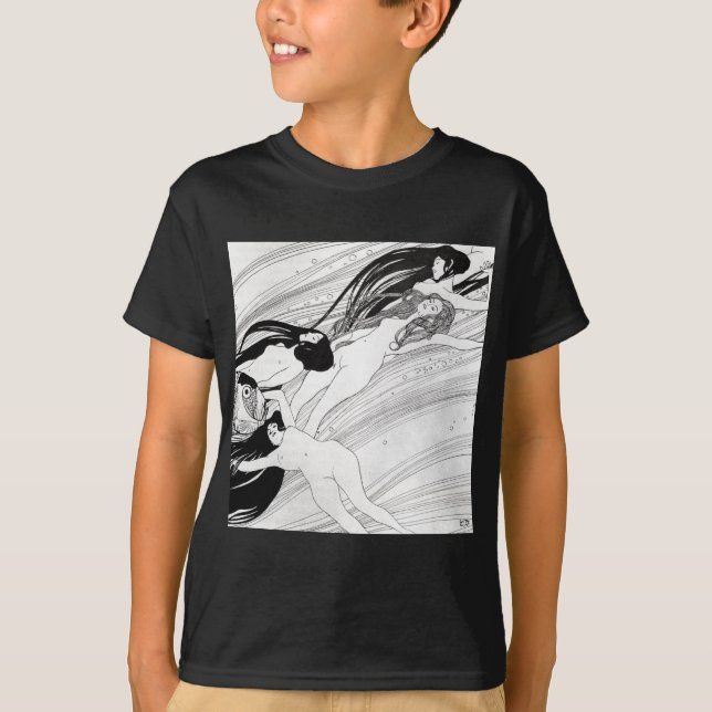 Gustav Klimt ~ Fischblut T-Shirt (Vorderseite)