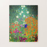 Gustav Klimt Flower Garden<br><div class="desc">Puzzle mit Gustav Klimts Ölgemälde Blumengarten (1906). Ein schöner Garten mit lila,  roten,  weißen,  blauen und orangefarbenen Blume. Ein großartiges Geschenk für Jugendliche und österreichische Kunstliebhaber.</div>