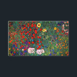 Gustav Klimt Flower Garden Begleitkarte<br><div class="desc">Umschließungskarten mit Gustav Klimts Ölgemäldegarten mit Sonnenblumen (1907). Ein wunderschöner Garten mit Sonnenblumen und exquisiten blauen,  roten,  lila,  rosa und weißen Blume. Ein großartiges Geschenk für Jugendliche und österreichische Kunstliebhaber.</div>