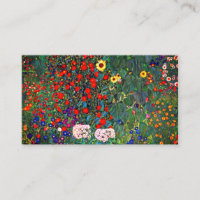 Gustav Klimt Flower Garden