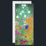 Gustav Klimt Flower Garden Card<br><div class="desc">Karte mit Gustav Klimts Ölgemälde Blumengarten (1906). Ein schöner Garten mit lila,  roten,  weißen,  blauen und orangefarbenen Blume. Ein großartiges Geschenk für Jugendliche und österreichische Kunstliebhaber.</div>