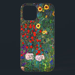 Gustav Klimt Flower Garden Case-Mate iPhone Hülle<br><div class="desc">iPhone Case mit Gustav Klimts Ölgemälde Farm Garden mit Sonnenblumen (1907). Ein wunderschöner Garten mit Sonnenblumen und exquisiten blauen,  roten,  lila,  rosa und weißen Blume. Ein großartiges Geschenk für Jugendliche und österreichische Kunstliebhaber.</div>
