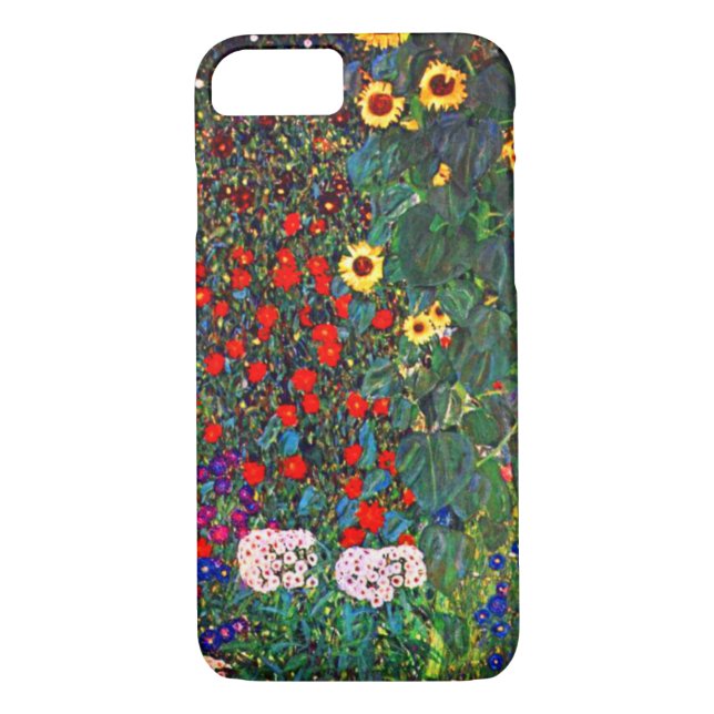  Gustav Klimt Flower Garden Case-Mate iPhone Hülle (Rückseite)