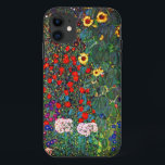 Gustav Klimt Flower Garden Case-Mate iPhone Hülle<br><div class="desc">iPhone Case mit Gustav Klimts Ölgemälde Farm Garden mit Sonnenblumen (1907). Ein wunderschöner Garten mit Sonnenblumen und exquisiten blauen,  roten,  lila,  rosa und weißen Blume. Ein großartiges Geschenk für Jugendliche und österreichische Kunstliebhaber.</div>