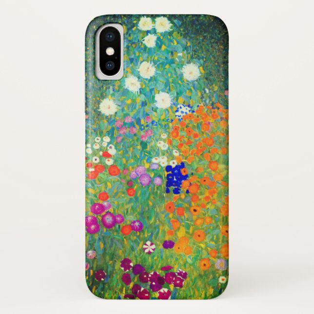 Gustav Klimt Flower Garden Case-Mate iPhone Hülle (Rückseite)