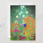 Gustav Klimt Flower Garden Einladung<br><div class="desc">Karte mit Gustav Klimts Ölgemälde Blumengarten (1906). Ein schöner Garten mit lila,  roten,  weißen,  blauen und orangefarbenen Blume. Ein großartiges Geschenk für Jugendliche und österreichische Kunstliebhaber.</div>