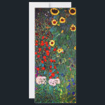 Gustav Klimt Flower Garden Einladung<br><div class="desc">Karte mit Gustav Klimts Ölmalereigarten mit Sonnenblumen (1907). Ein wunderschöner Garten mit Sonnenblumen und exquisiten blauen, roten, lila, rosa und weißen Blume. Ein großartiges Geschenk für Jugendliche und österreichische Kunstliebhaber.</div>