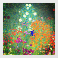 Gustav Klimt Flower Garden