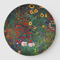 Gustav Klimt Flower Garden