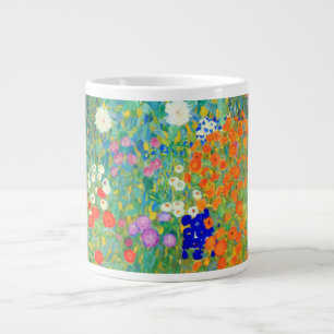 Gustav Klimt Flower Garden Jumbo-Tasse