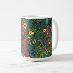 Gustav Klimt Flower Garden Kaffeetasse