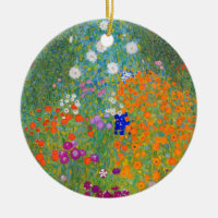 Gustav Klimt Flower Garden
