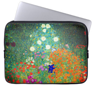 Gustav Klimt Flower Garden Laptopschutzhülle