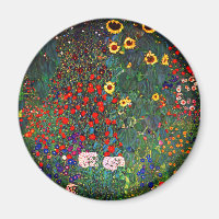 Gustav Klimt Flower Garden