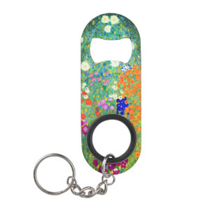 Gustav Klimt Flower Garden Mini Flaschenöffner