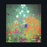 Gustav Klimt Flower Garden Notizblock<br><div class="desc">Notepad mit Gustav Klimts Ölgemälde Blumengarten (1906). Ein schöner Garten mit lila,  roten,  weißen,  blauen und orangefarbenen Blume. Ein großartiges Geschenk für Jugendliche und österreichische Kunstliebhaber.</div>