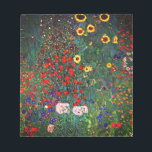 Gustav Klimt Flower Garden Notizblock<br><div class="desc">Bemerkung mit Gustav Klimts Ölgemälde Farm Garden mit Sonnenblumen (1907). Ein wunderschöner Garten mit Sonnenblumen und exquisiten blauen,  roten,  lila,  rosa und weißen Blume. Ein großartiges Geschenk für Jugendliche und österreichische Kunstliebhaber.</div>